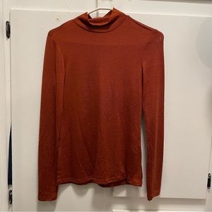 Terracotta Turtle Neck Long Sleeve size Small